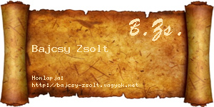 Bajcsy Zsolt névjegykártya
